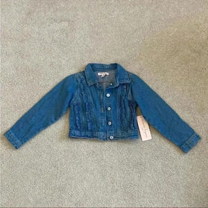 New with tags kids Nanette Lenore blue jean jacket in size 4T